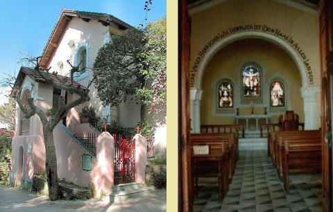 Die Evangelische Kirche auf der Insel Capri