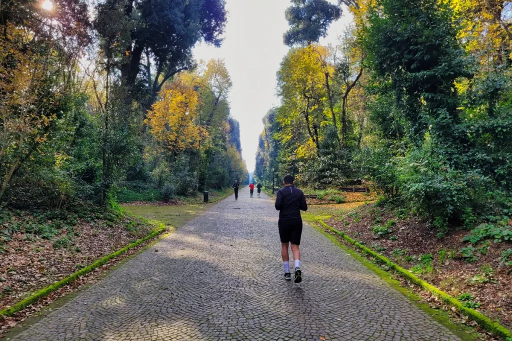 Beliebt zum Joggen und Radeln: Der Park von Capodimonte in Neapel