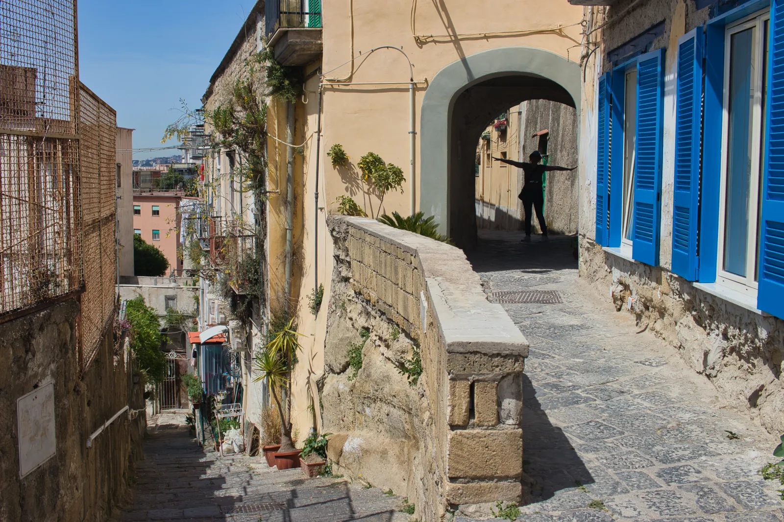 Salita del Petraio in Neapel