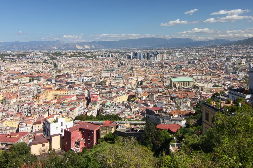 Panorama über die Altstadt von der Pedamentina di San Martino