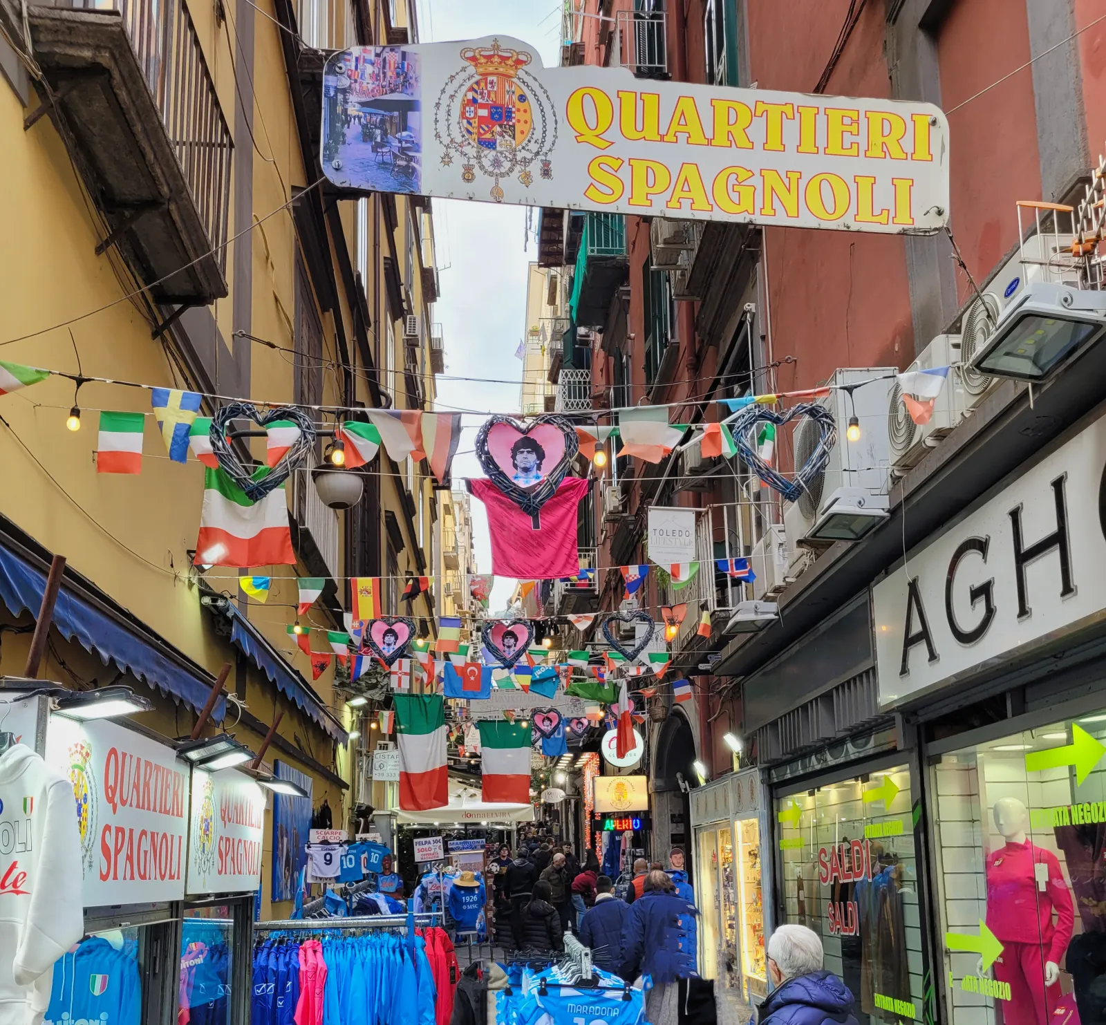 Quartieri Spagnoli in Neapel